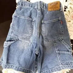 【BOBSON】キッズ デニム ハーフパンツ