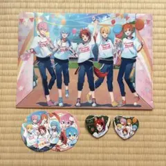すとぷり 苺文化祭 クリアファイル 缶バッジ 莉犬くん