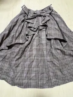 新品⭐︎トッコクローゼットtoccocloset膝丈リボンティアードスカート