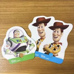 ディズニー英語システム トイストーリー うちわ 3枚 비매품 バズ ウッディ