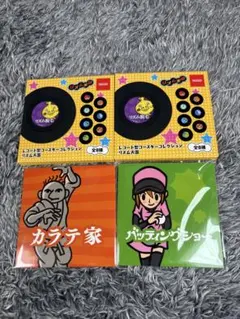 リズム天国 レコード型コースター カラテ家 バッティングショーのサムネイル