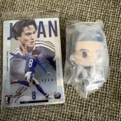 一番くじ　サッカー日本代表　D賞　ちょこのっこフィギュア&カード　南野拓実