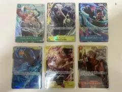 ワンピースカード X・ドレーク UC＋スクラッチメンアプー＋Mr.3＋SEC