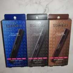 GENiS TECHNiQUES ラッシュエンスマスカラ 3色セット - メルカリ