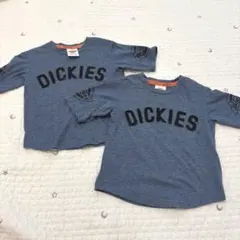 Dickies キッズ Tシャツ グレー 2枚セット　双子　110のサムネイル