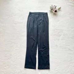 ハイテンション スリムパンツ のびのび（LL）ウエストゴム ストレッチ 無地 黒