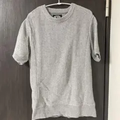 BEAMS グレー ショートスリーブ ニット