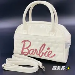 極美品 Barbie エナメル 2way ハンドバッグ ショルダーバッグ