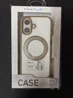 iPhone16 ケース MagSafe対応 360度回転 リング付