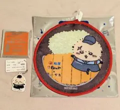 【新品】ちいかわ × 松屋 コラボ ラッコ キーホルダー ハンドタオル セット