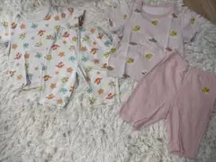 UNIQLO 半袖パジャマ　2着セット　90㎝　女の子　ユニクロ　ポケモン