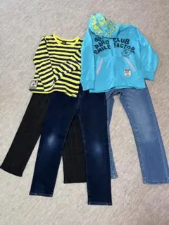 ミッキー長袖Tシャツと長ズボンセットのサムネイル