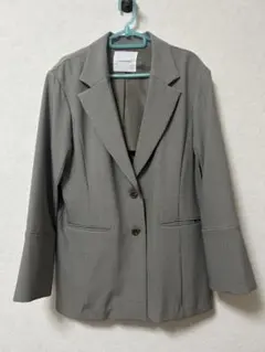 美品 婦人服 グンゼ ジャケット コート 新毛100％ 高級 ベージュ 日本