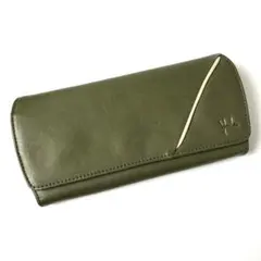 新品タグ付き【sybillaシビラ】Rioリオ フラップかぶせ長財布 グリーンのサムネイル