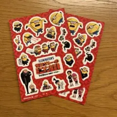 非売品☆ミニオンズ シール 2枚セット