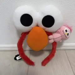 エルモ カチューシャ ピンクキャラクター付き