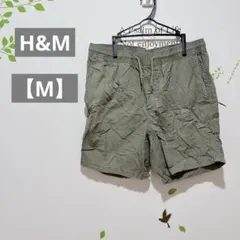 一点限り⚡️H&M【M】オリーブグリーン ショートパンツ