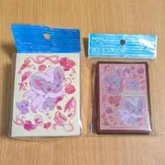 新品セット・匿名 チラーミィ＆チラチーノ デッキケース デッキシールド ポケカ