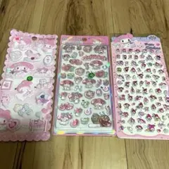 立体シール サンリオ ３枚set