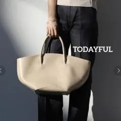 TODAYFUL トュデイフル　エコレザートートバッグ　ハンドバッグ