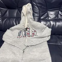 GAP アメリカ国旗デザイン ジップアップパーカー