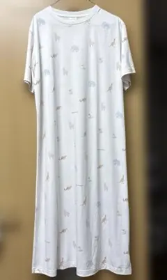 ジェラートピケgelato piqueアニマル柄ワンピース　ルームウェア　動物柄