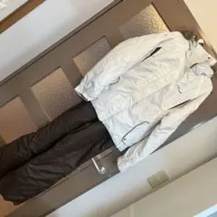 値下げ‼︎スノーボードウェア(女性用) ホワイト/ブラウン