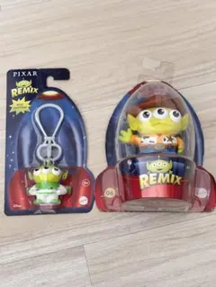 PIXAR REMIX エイリアンフィギュアとキーホルダーセット