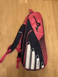 Mizuno テニス ラケットバッグ ピンク・ネイビー