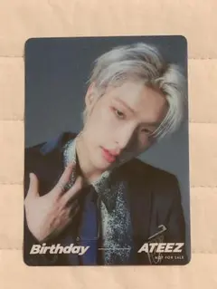 ATEEZ Birthday HMV 特典 クリアトレカ ミンギ