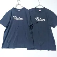 【2着セット】ユナイテッドアスレ 紺色 Colars ロゴTシャツ 半袖 Y