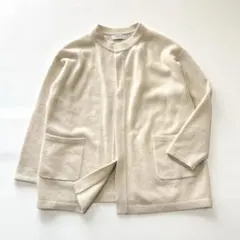 SLOBE IENA カーディガン　ウール　アンゴラ　アイボリー