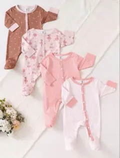 SHEINベビー　ロンパース4点セット