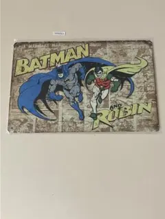 BATMAN AND ROBIN ブリキ看板 インテリア