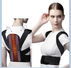 猫背矯正ベルト,姿勢サポーター, 姿勢矯正ベルト, 男性 女性 兼用 サポーター