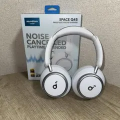 アンカーsoundcore Space Q45ワイヤレスヘッドホン ホワイト - メルカリ