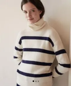 COMPTOIR DES COTONNIERS アルパカ タートルニット