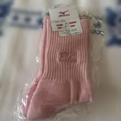MIZUNO レディース ソックス ピンク 22-24cm