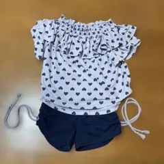 BLAZ ハート柄オフショルダーセット