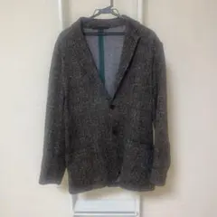 ウール混紡 チェック柄 テーラードジャケット