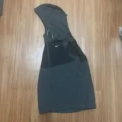 Nike Running フード付き　ナイロンベスト　ドローコード