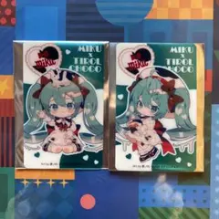 初音ミク チロルミク　クリアカード 2枚セット