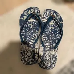 TORY BURCH ビーチサンダル ネイビーのサムネイル