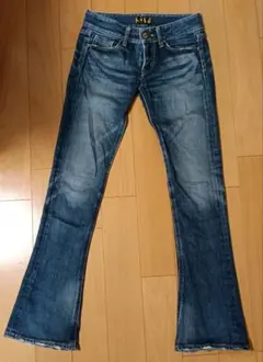 SLY デニムパンツ ブーツカット インディゴ 25インチ