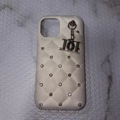 DarichキルティングビジューDDチャーム iPhoneケース 12 白