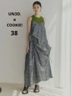 ☆UN3D. COOKIE!コラボ TUCK GATHER CAMI OP☆36 - メルカリ