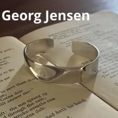 希少Georg Jensen #325 バングル　シルバー カフ　ヴィンテージのサムネイル