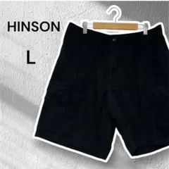 HINSON カーゴショートパンツ ブラック メンズ アウトドア　ハーフパンツ