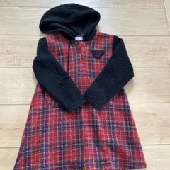 フード付きワンピース　110cm