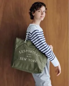 LeSportsac ラージ2Wayトート オリーブ